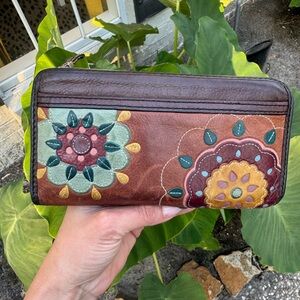 Colorful Floral Women's Wallet